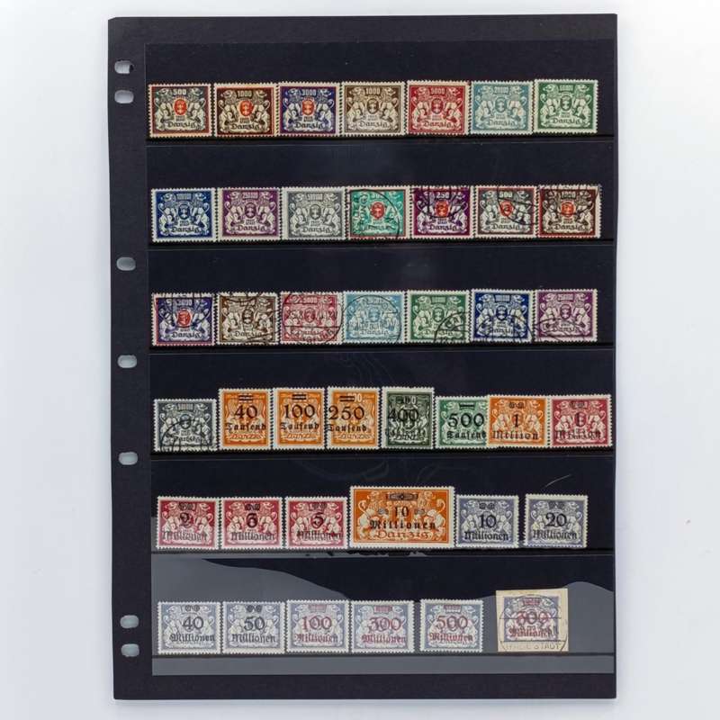 Freie Stadt Danzig - Lot of 325 stamps Excellent collection
