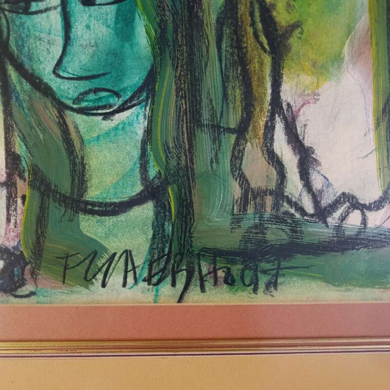 Original Frans Claerhout painting in frame