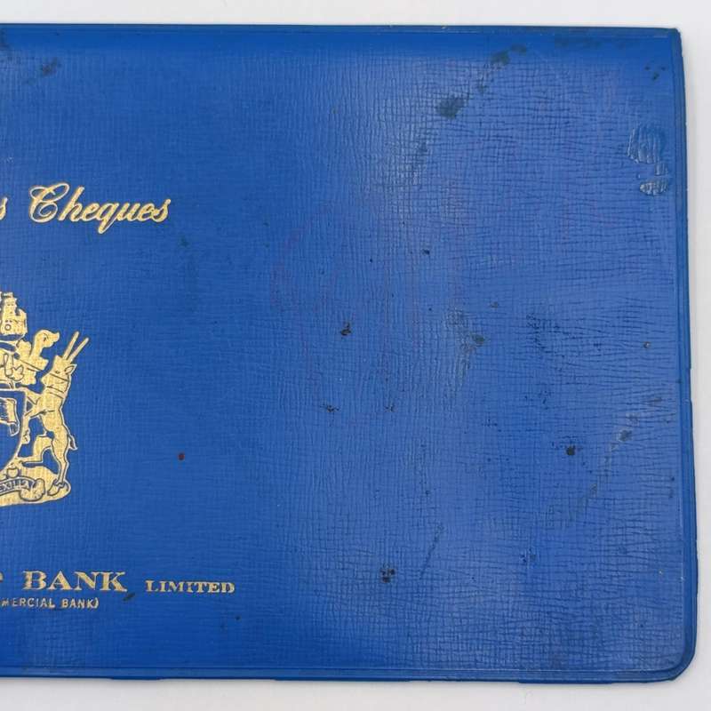 Vintage Standard Bank pouch for Traveler's Cheques