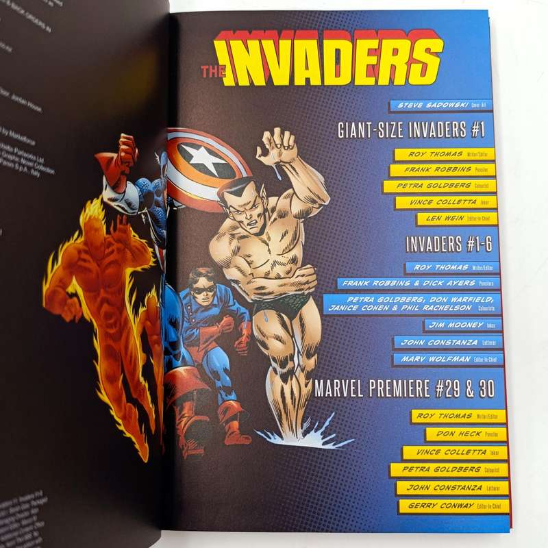 Marvel #61 The Invaders graphic novel