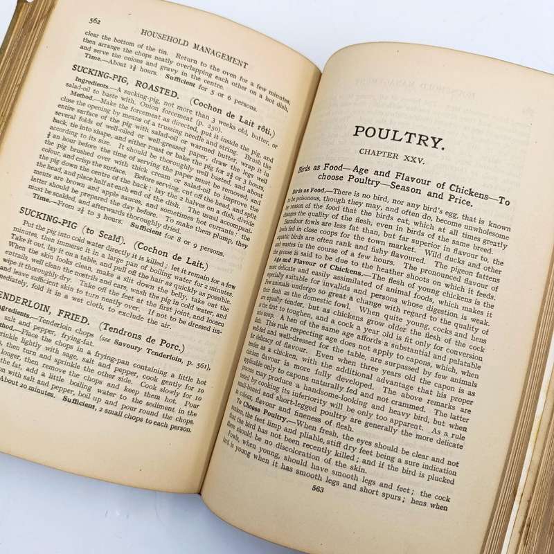 Mrs. Beeton's Household Management - a Complete cookery book