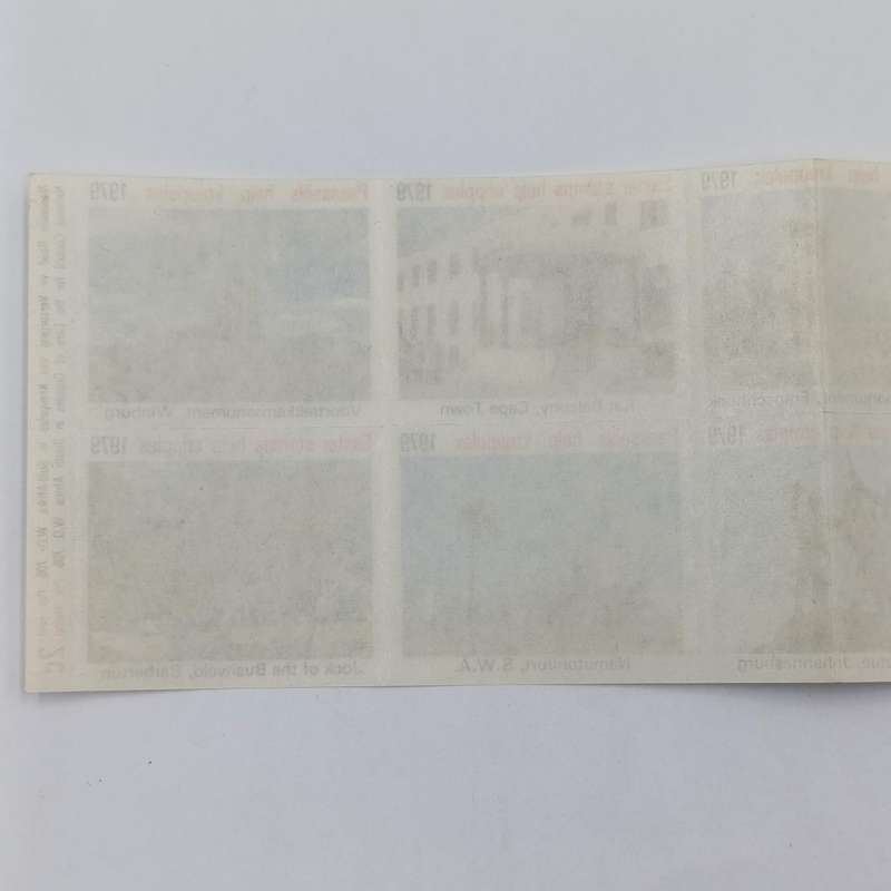 South Africa set of 10 Easter stamps of 1979 with info page