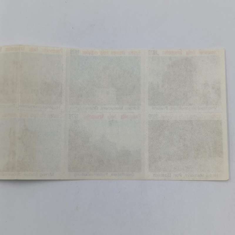 South Africa set of 10 Easter stamps of 1979 with info page