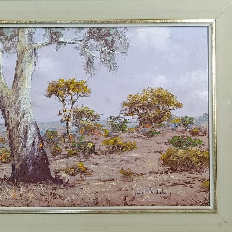 Henry Bredenkamp landscape oil painting