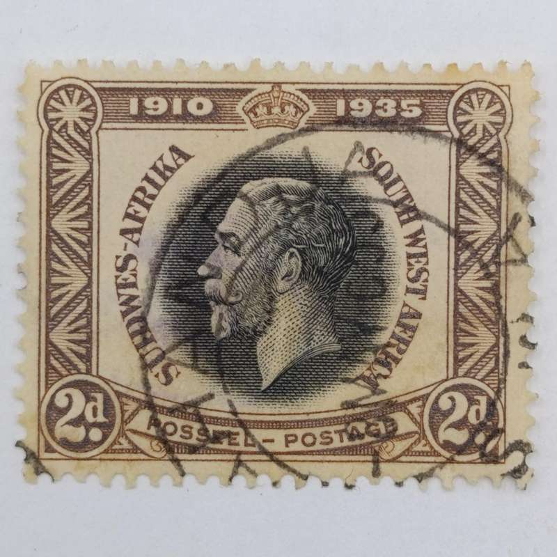 South West Africa SACC 116 - 118 George V silver jubilee used stamps
