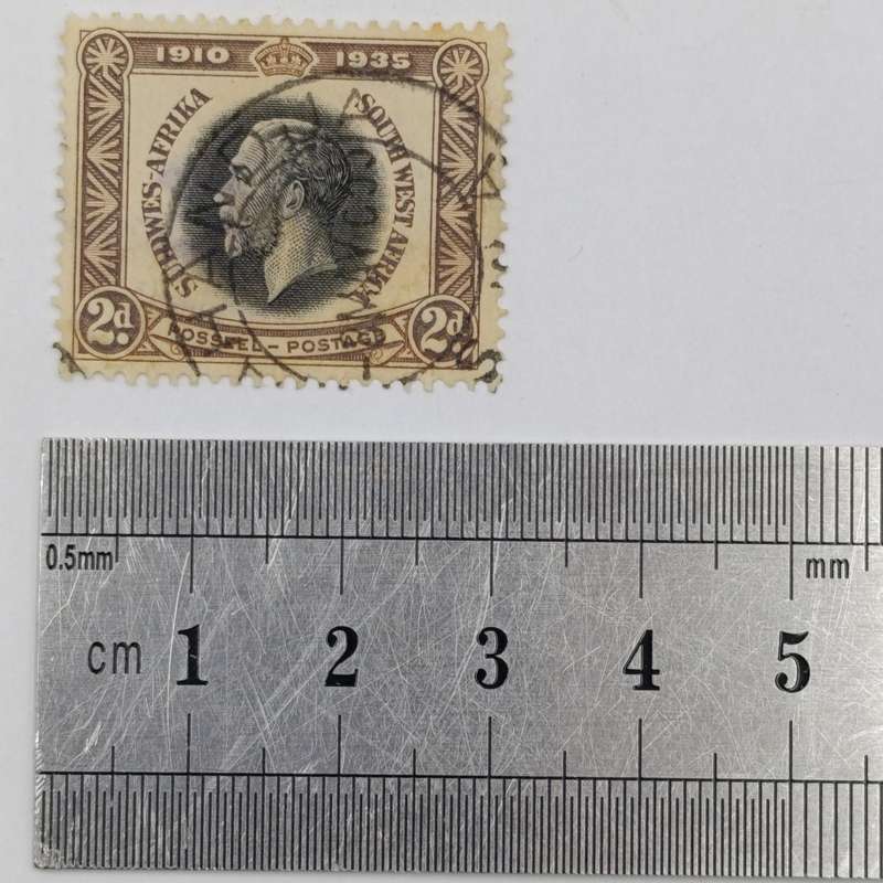 South West Africa SACC 116 - 118 George V silver jubilee used stamps