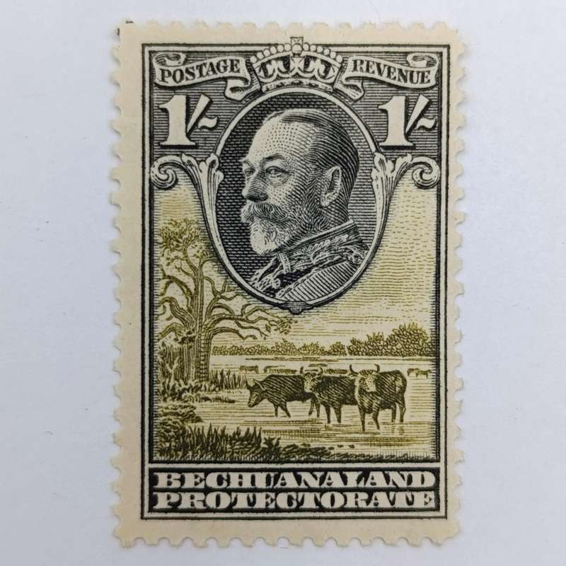 Bechuanaland Protectorate Lot of 6 mint hinged stamps George V up to 2/6