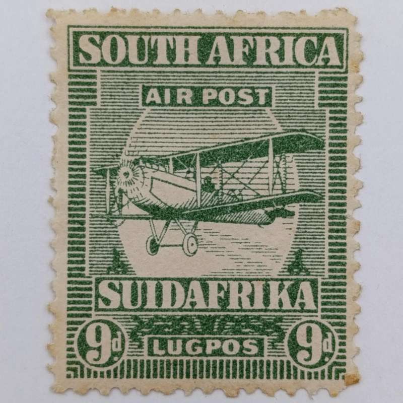 South Africa First airmail issue set of stamps