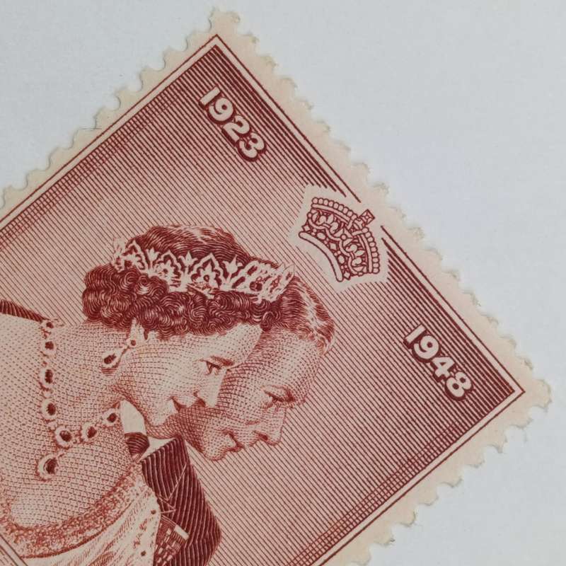 Northern Rhodesia SACC 49 Silver Wedding 20 shilling stamp