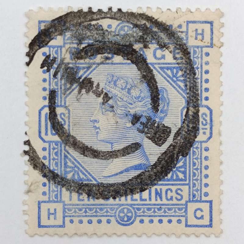 Great Britain 1884 stamp set - Victorian - high value used hinged