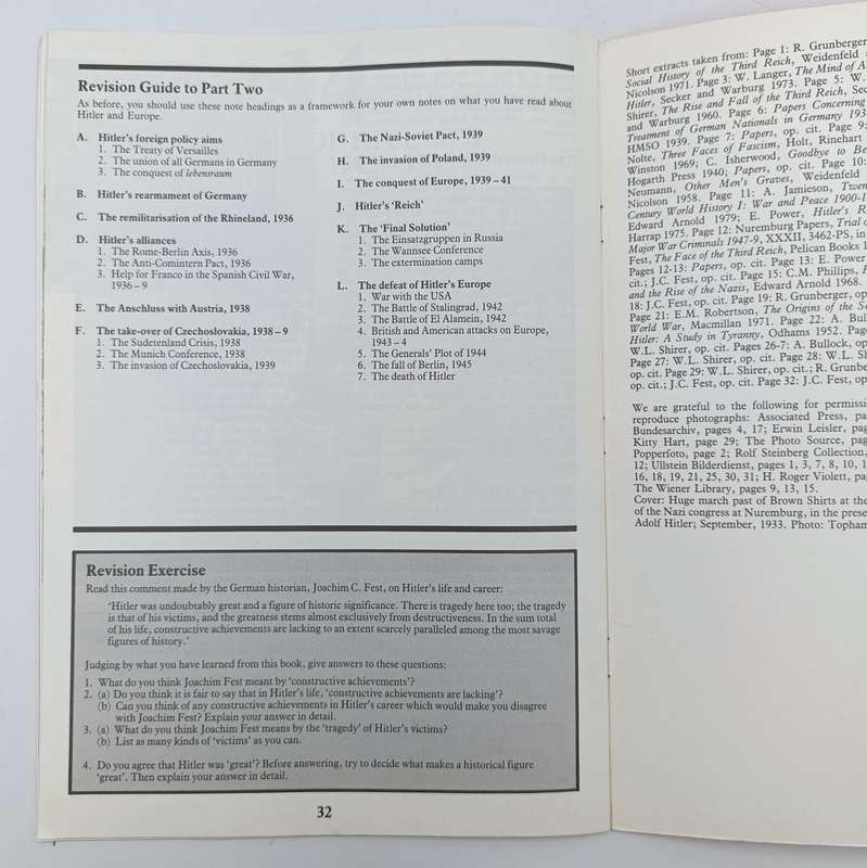 Hitler's Germany 1933-45 - Longman 20th Century History series - Josh Brooman