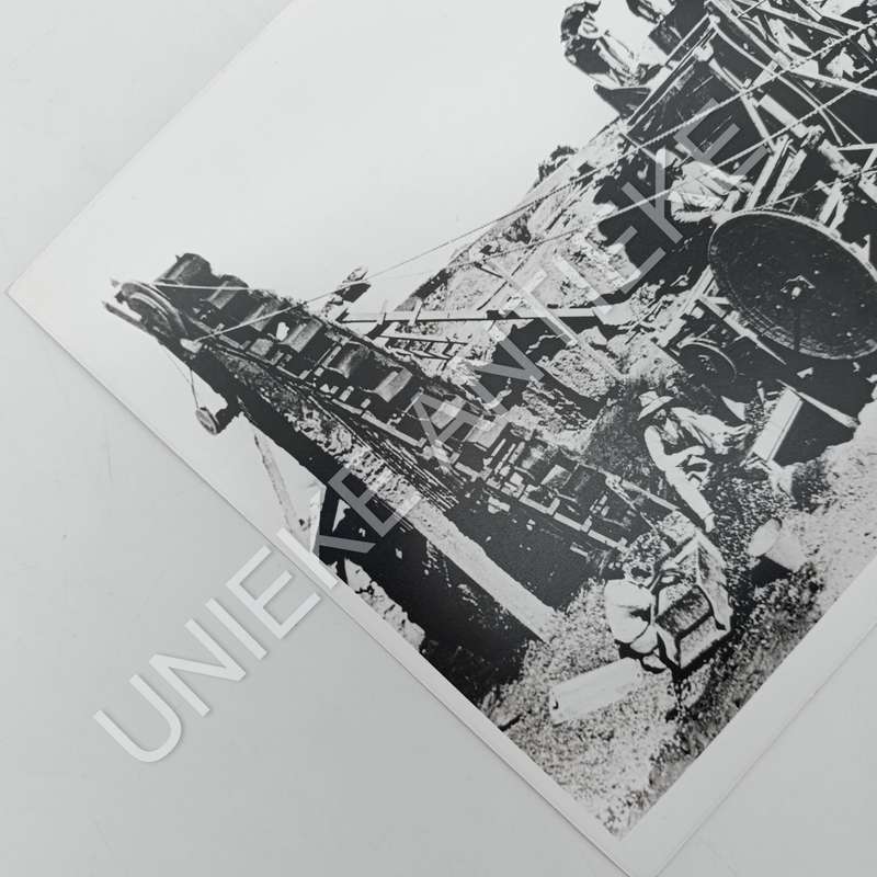 Antique photo reprint of mining at Kimberley Big hole