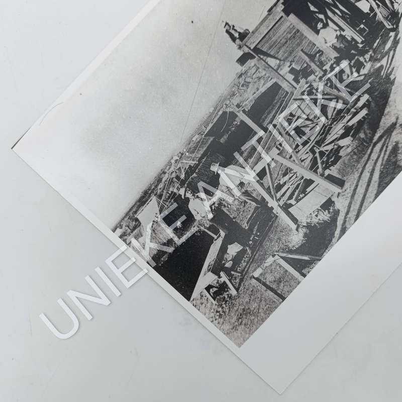 Antique photo reprint of Miners sorting and sieving gravel at Kimberley Diamond Mines - circa 1872