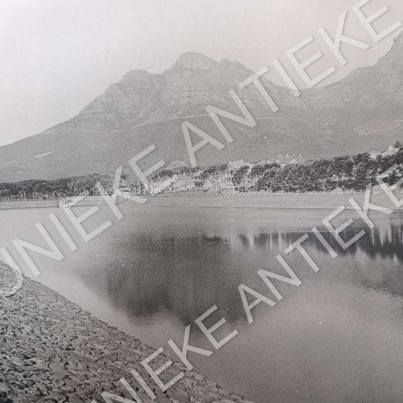 Antique photo reprint of Molteno Reservoir in Cape Town