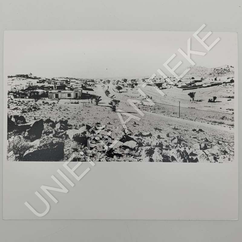 Antique photo reprint of Luderitz GSWA with view of Germania Hotel
