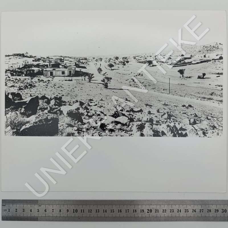 Antique photo reprint of Luderitz GSWA with view of Germania Hotel