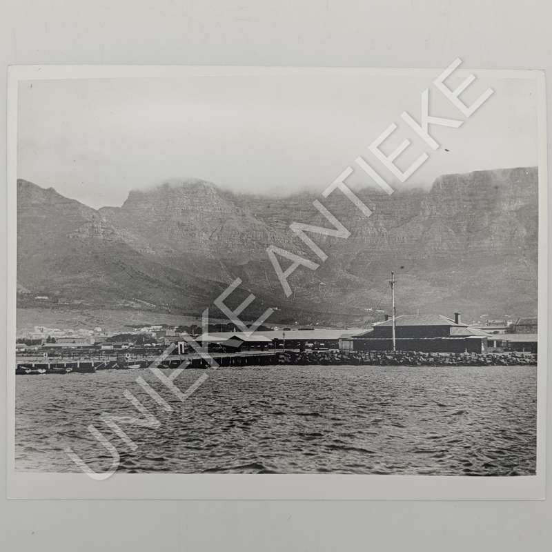 View of Cape Town Harbour antique photo reprint