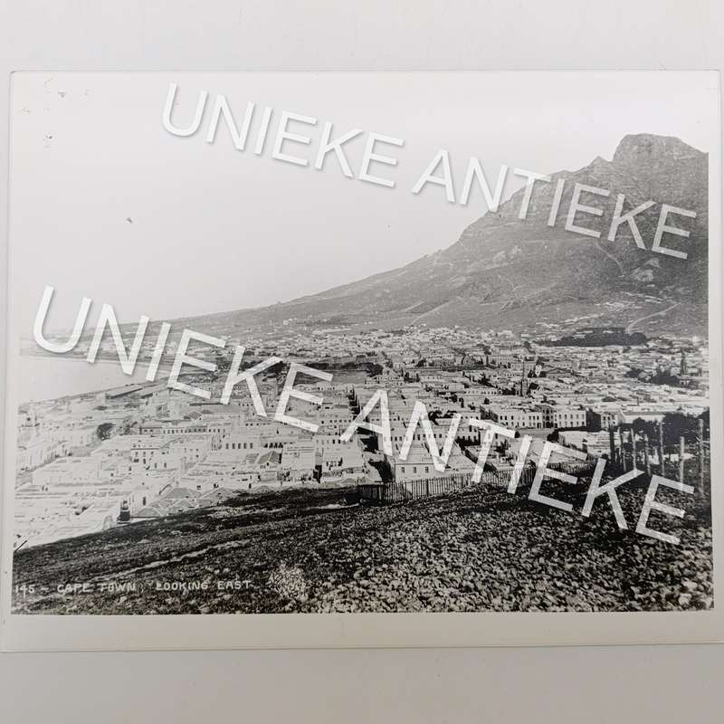 Antique photo reprint of Cape Town looking east