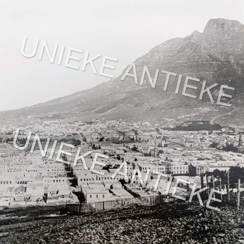 Antique photo reprint of Cape Town looking east