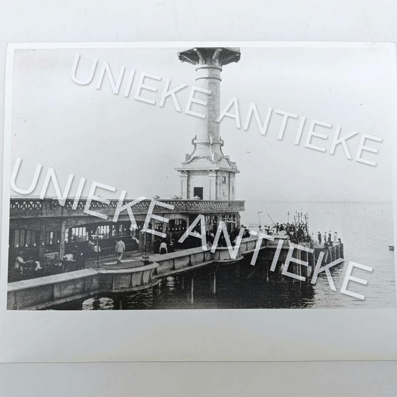 Antique photo reprint of Cape Town Pier