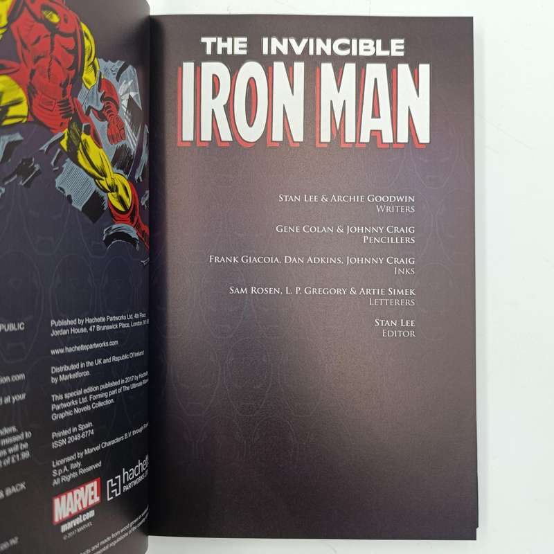 The Invincible Iron Man - The tragedy and the Triumph graphic novel 