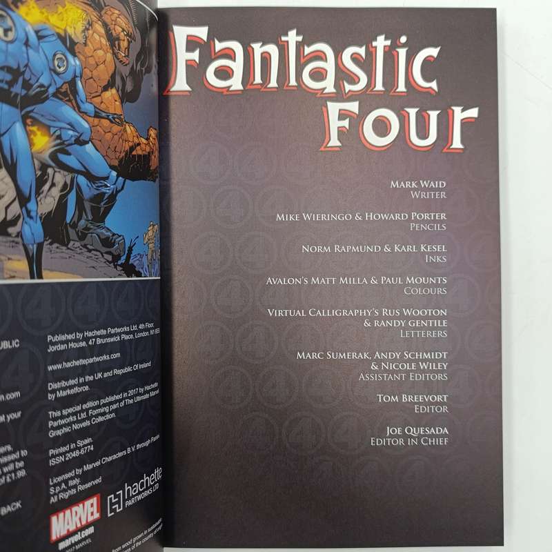 Marvel #71 Fantastic Four Authoritative Action graphic novel