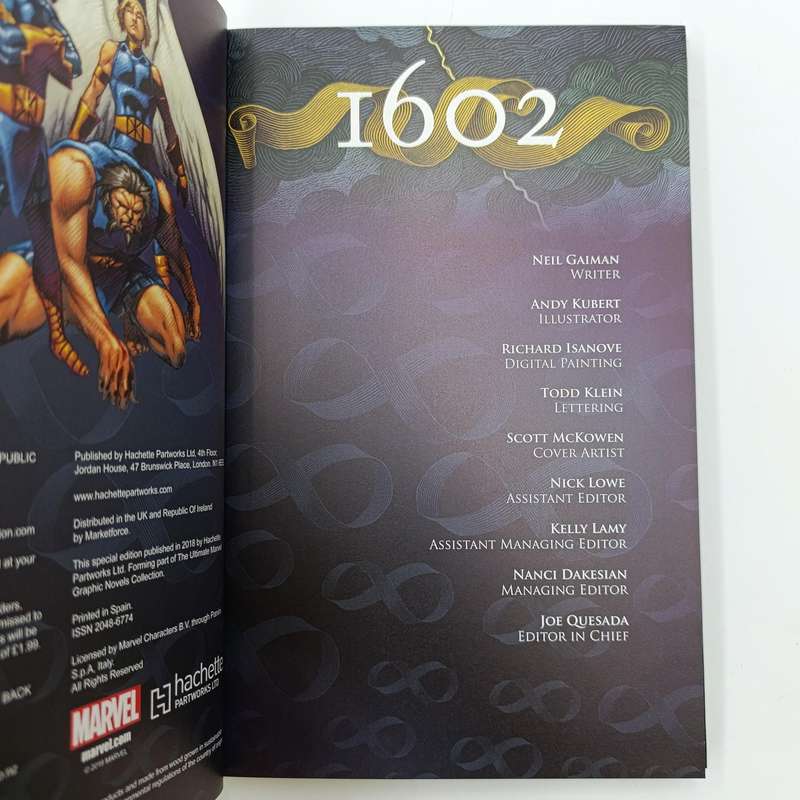 Marvel #72 1602 graphic novel