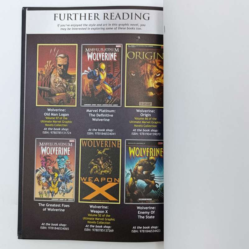 Marvel #44 Wolverine graphic novel