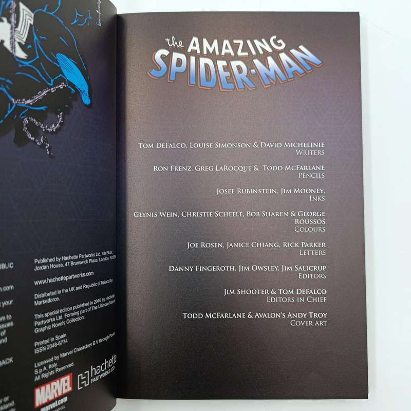 Marvel #49 The Amazing Spider-Man - Birth of Venom graphic novel