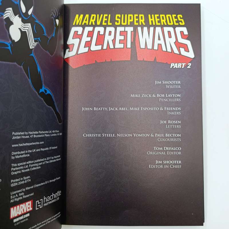 Marvel #47 Marvel Super Heroes Secret Wars Part 2 graphic novel