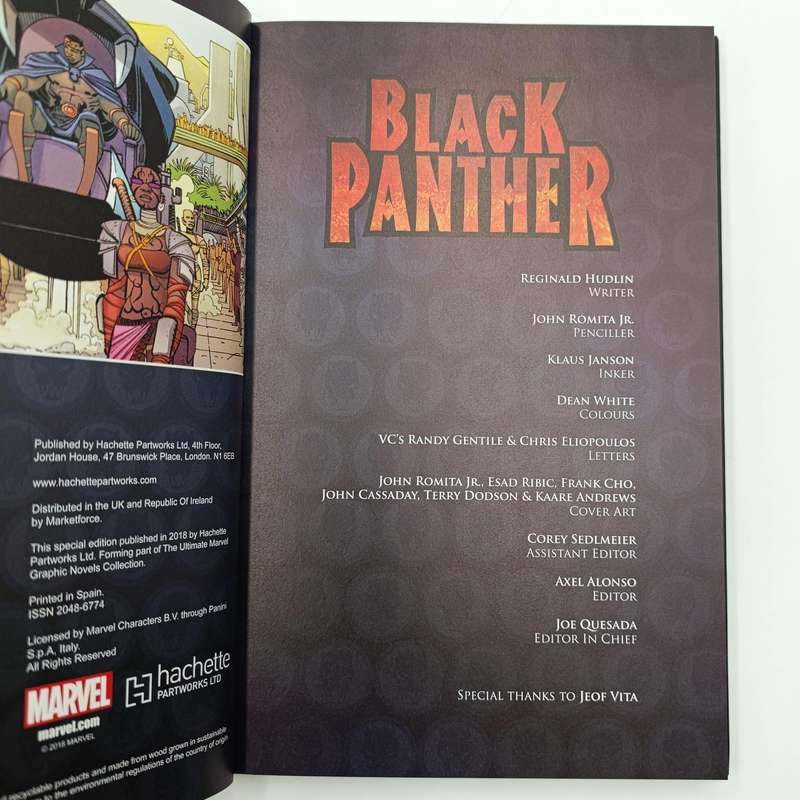 Marvel #78 Black Panther - Who is the Black Panther graphic novel