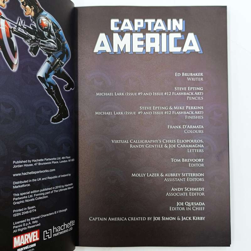 Marvel #84 Captain America Winter Soldier graphic novel