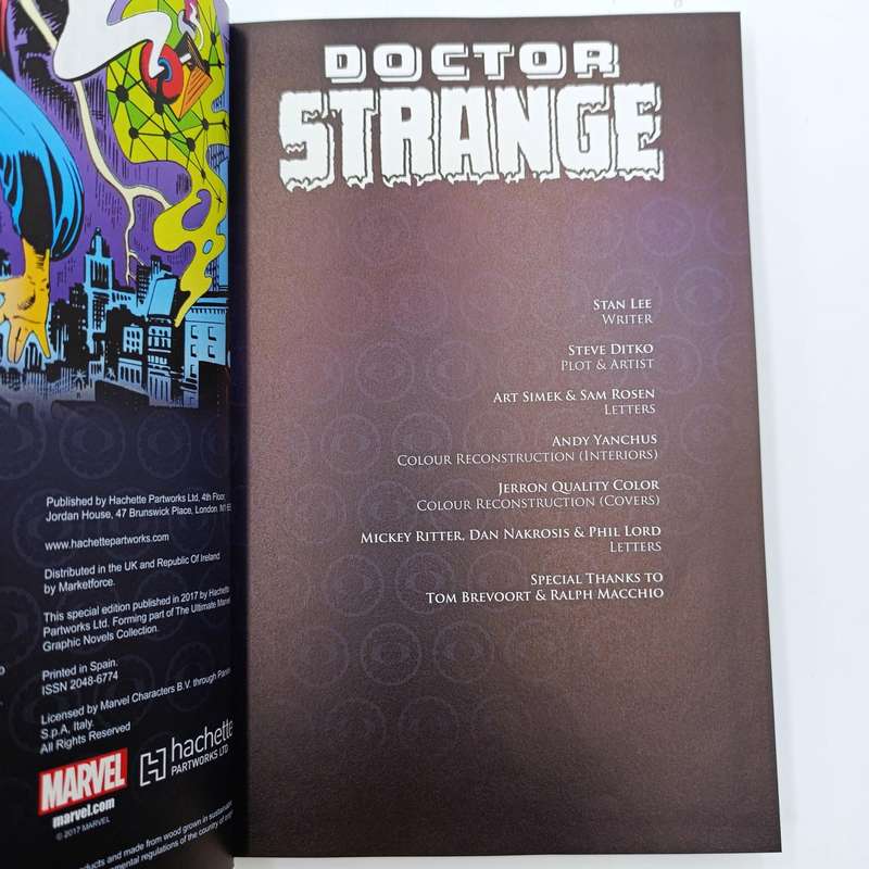 Marvel #3 Doctor Strange A Nameless Land, A Timeless Time graphic novel