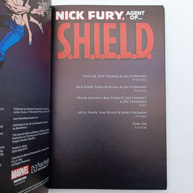 Marvel #8 Nick Fury - Agent of SHIELD Part one graphic novel