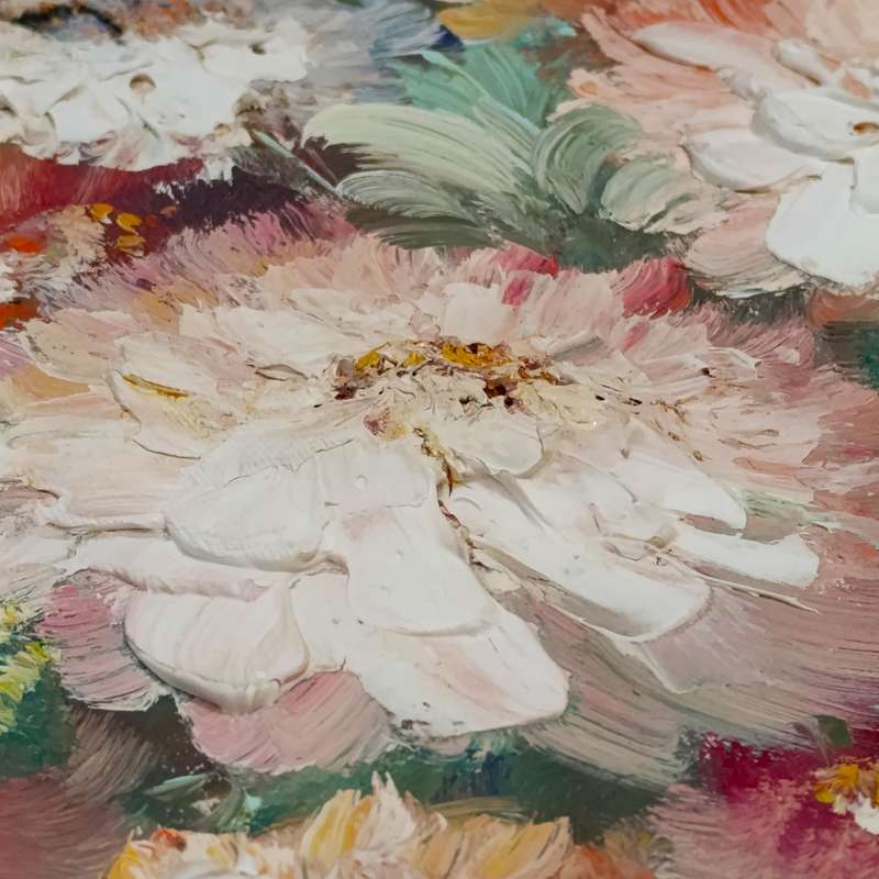 Beautiful Still Life flower oil painting by K. Stone