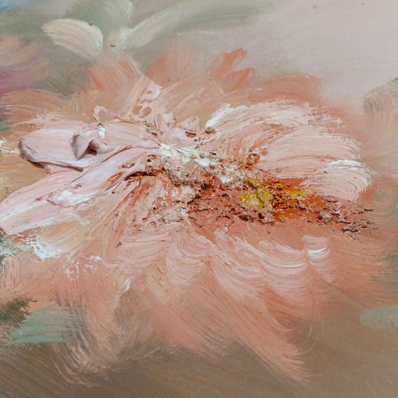 Beautiful Still Life flower oil painting by K. Stone