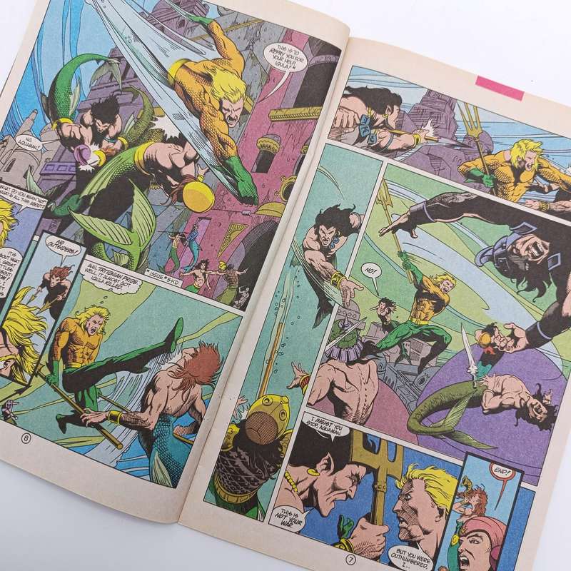 Lot of 3 vintage Aquaman comic books - 1991/1992 issues