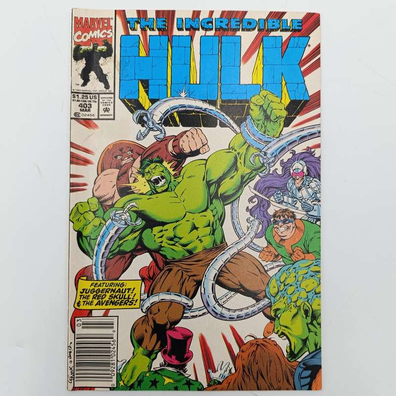 The  Incredible Hulk #400 and #403 comics - 1992/1993 issue