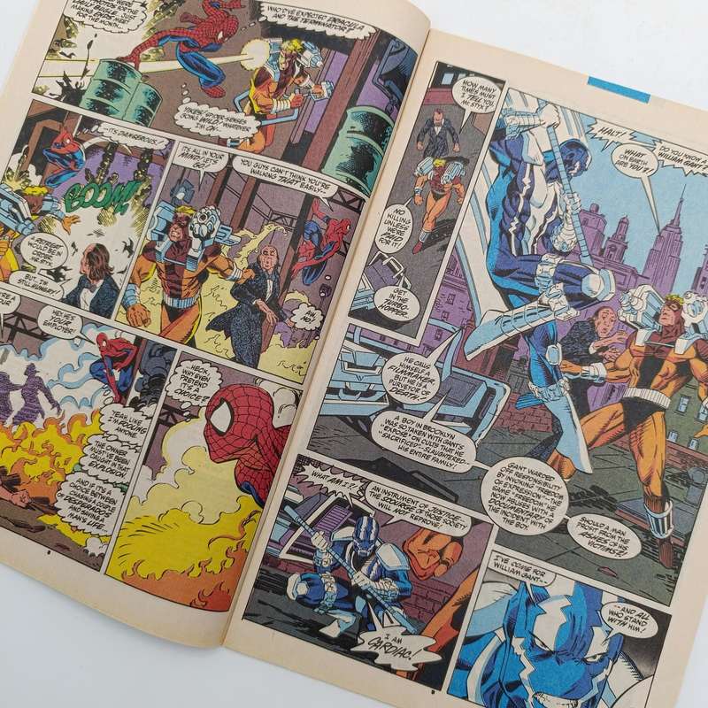 Lot of 3 The Amazing Spider-Man comics - #369, 373, 376 - 1992/1993 issues