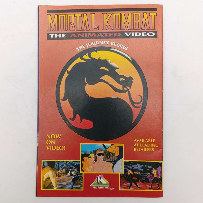Lot of 4 vintage Comics - 1996 South African issue: Weapon X 8 Wolverine 9 Mortal Kombat 2 and 3