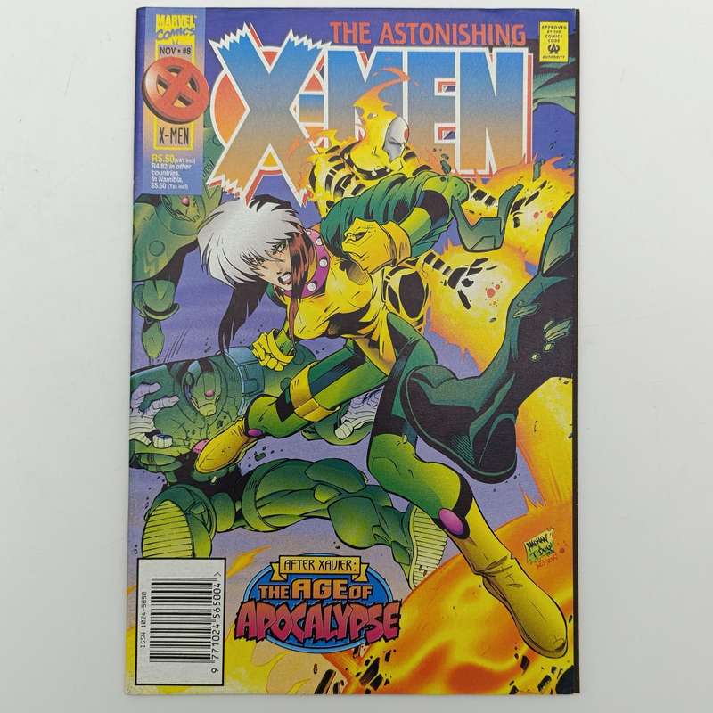 Lot of 3 vintage Marvel comics - 1995 South African issue: Gambit and the X-ternals 1 X-Men 7 X-Men
