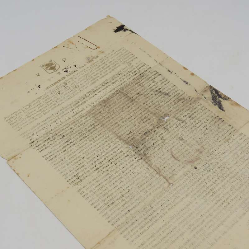 Orange Free State information pamphlet. Issued Te Velde 14 January 1901 by M. T. Steyn (President of