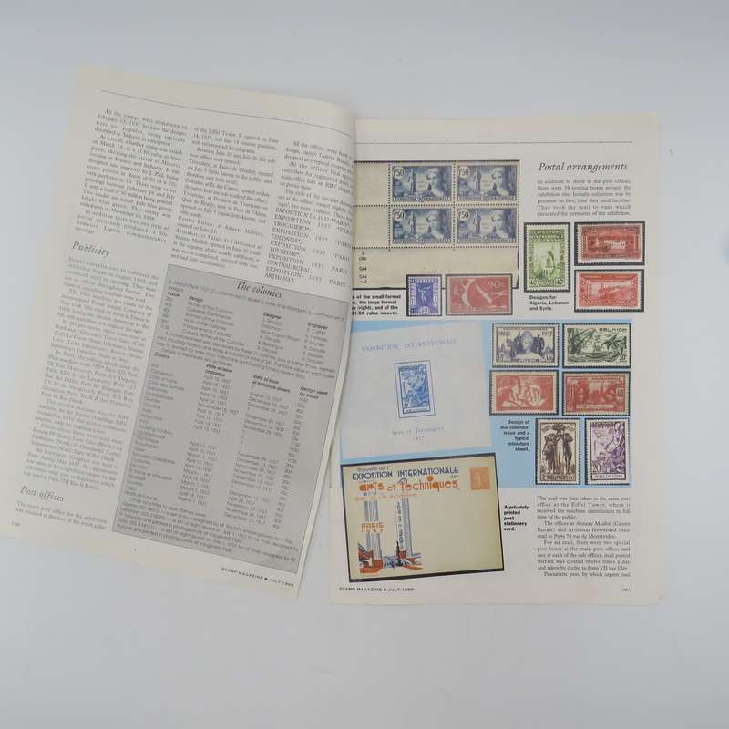 Special sheet carried on Air France around the world flight - 16 to 21 October 1937 - Paris