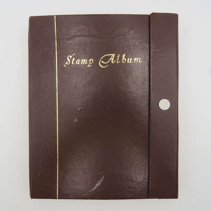 Stamp Album with collection of 360 ship stamps