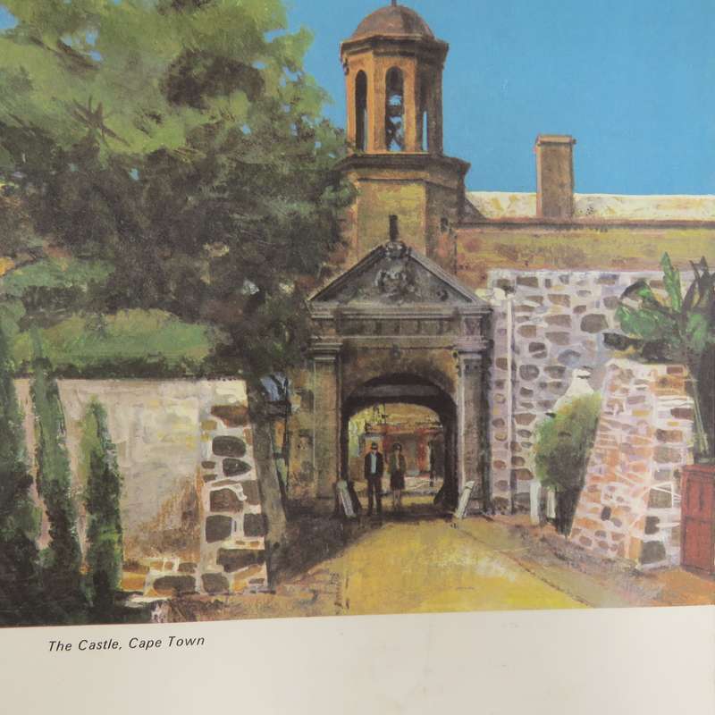 Union-Castle SA Vaal 1972 dinner menu