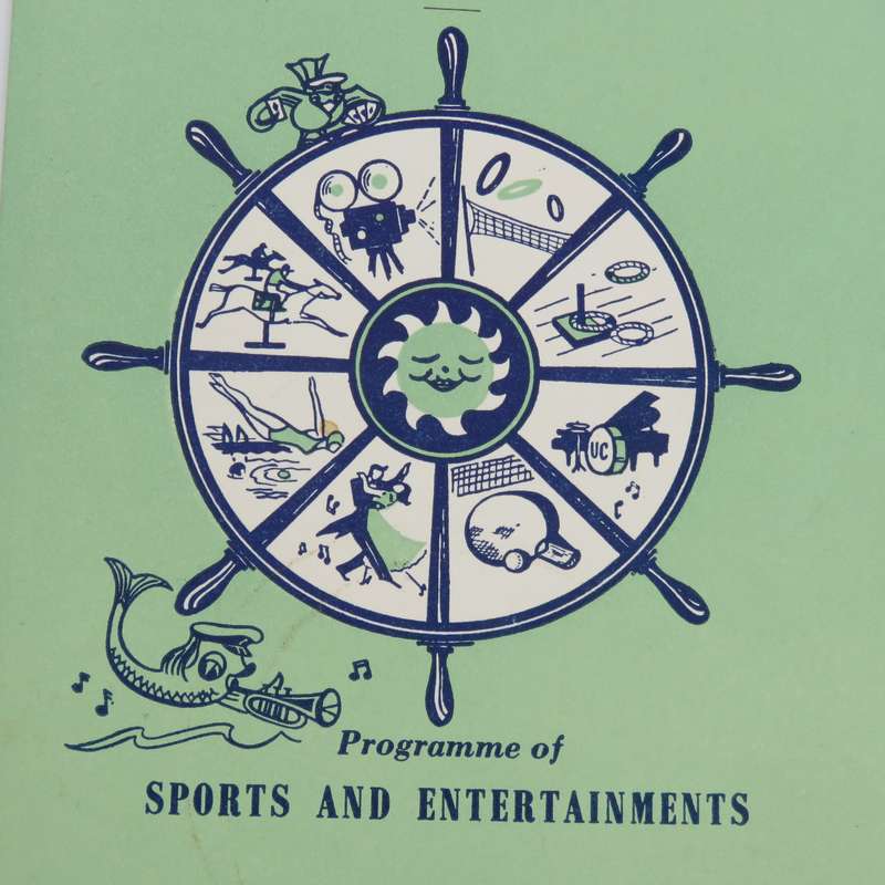 R.M.S Windsor Castle 1972 programme of Sports and entertainments