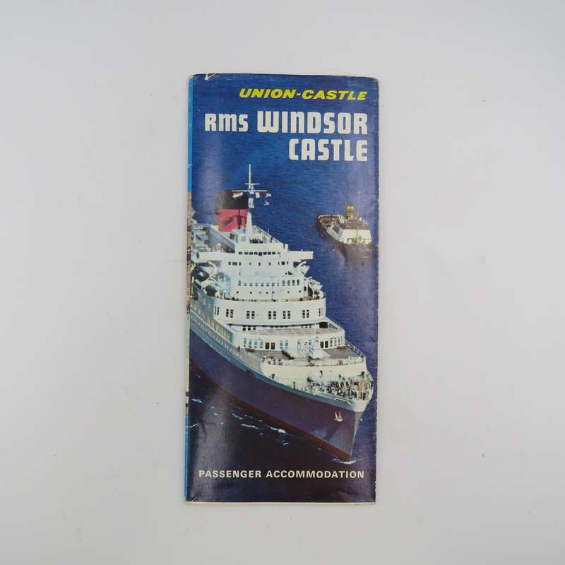 Union-Castle RMS Windsor Castle Passenger accommodation 1970 brochure
