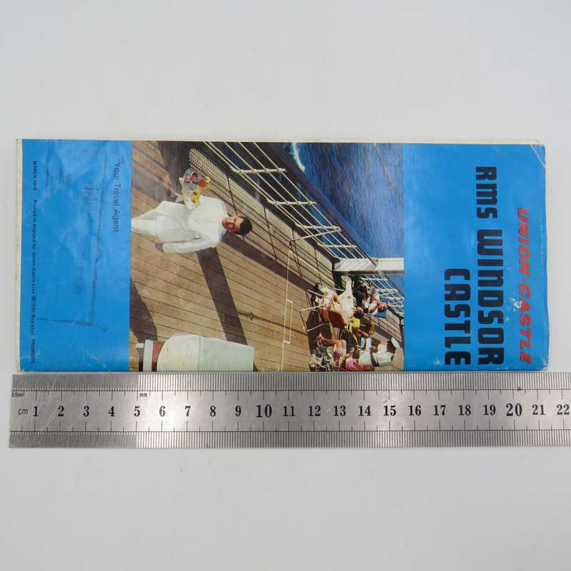 Union-Castle RMS Windsor Castle Passenger accommodation 1970 brochure