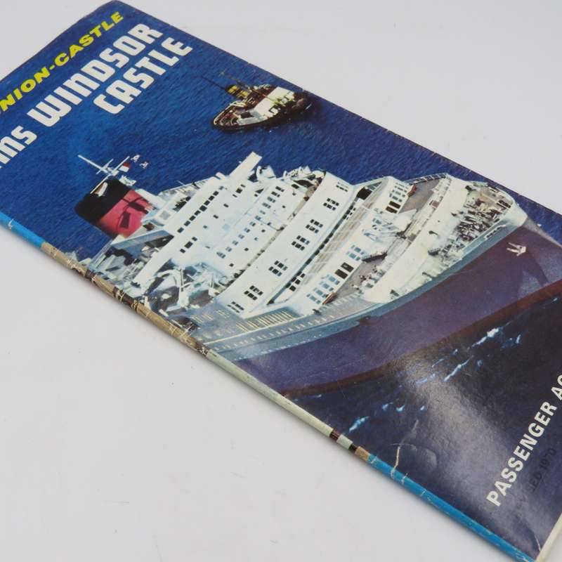 Union-Castle RMS Windsor Castle Passenger accommodation 1970 brochure