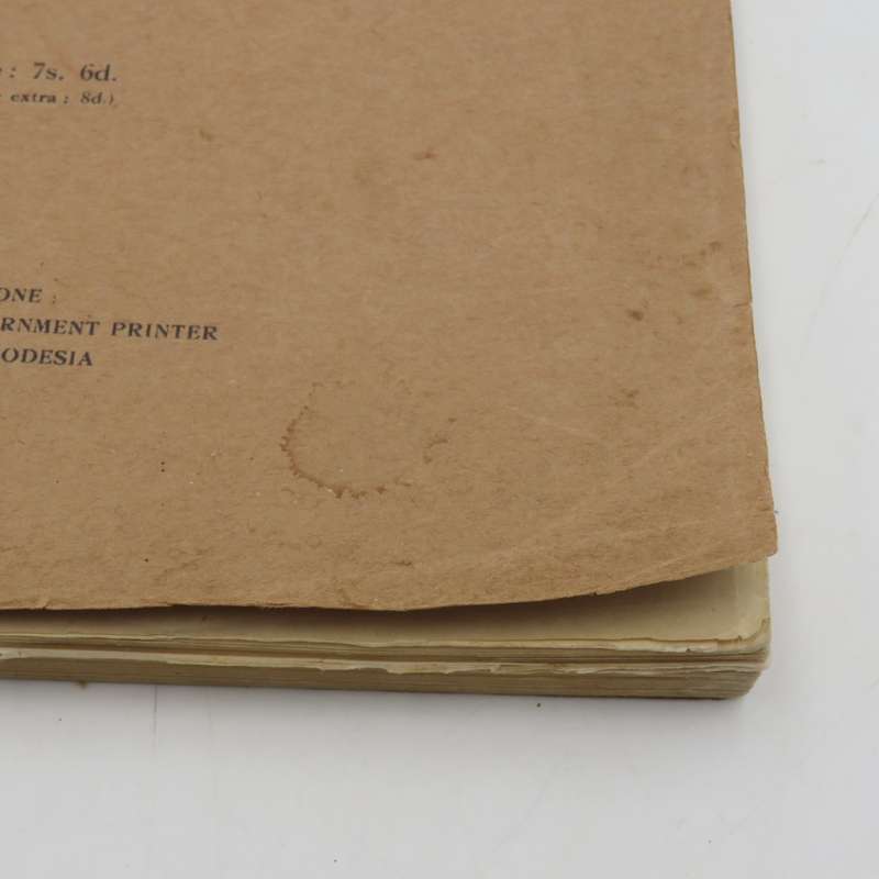 Northern Rhodesia 1930-1932 Agricultural survey Commission Report with 1930 revised maps